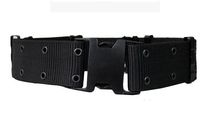 Security overalls belt Training armed belt mens outdoor tactical black multi-function nylon tactical canvas S belt