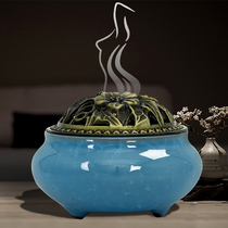 Incense burner sandalwood household tea ceremony indoor for Buddha ceramic antique small aromatherapy