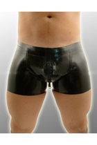 Latex Panties Male Tight Boxers Sexy High Elasticity Latex Panties Mens Tight