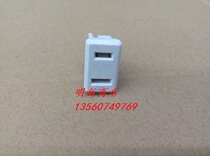 White AC power plug socket American two-pin socket two-pin socket American standard industrial socket card socket