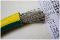 Mexico yellow green 1 0 AWG 53 5 square tinned copper wire grounding yellow green single core wire