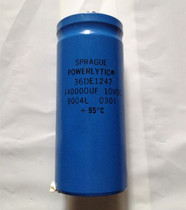 American SPRAGUE screw foot 10V140000UF amplifier sound aluminum electrolytic capacitor