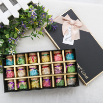 Korean Net red wishing bottle star rainbow candy gift box floating bottle creative snacks Valentines Day birthday gift