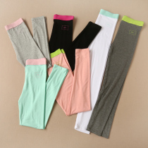 2021 custom exterior wear modal color waist stitching spring and summer new leggings stretch pants womens pants