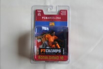 Barcelona FT CHAMPS football doll No. 10 Ronaldinho (3-inch New season Ronaldinho)