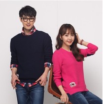 n a Nadia autumn and winter sweater mens and womens couple sweater wild simple casual round neck sweater WH32625