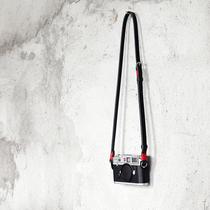 cam-in Italian original leather professional camera strap adjustable length round hole interface CS245