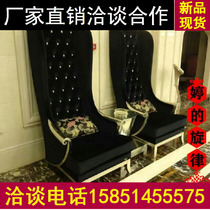 European style high back chair neoclassical single sofa chair American retro lounge chair decorative chair studio Princess Birdcage chair