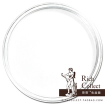 Inner diameter 38 6mm high acrylic transparent plastic round box Coin Coin protection box Queen beast