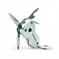 Swiss Tech Seven-in-one 7-in-1 Mini keychain Miniature folding multi-function tool knife
