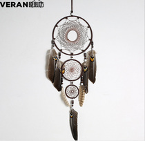  dream catcher Indian dream catcher handmade pendant birthday gift big feather big ring