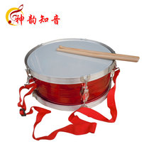 Shen Yun Soulmate Young Pioneers Drum Red Silver Snare Drum with Drumstick Strap