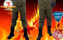  Four seasons mens straight multi-pocket casual pants camouflage pants Overalls mens trendy multi-pocket military outdoor trousers