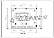 Decoration drawings of hotel conference room in a certain area (4 in total) cad drawings