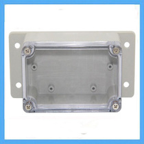 100 * 68 * 50mm Waterproof Junction Box with Ear Transparent F4-2T Plastic Outlet Box Monitoring Power Box