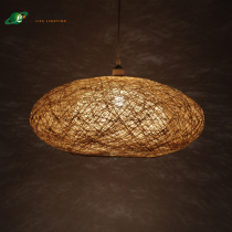 Birds Nest Chandelier Rattan Creative Bamboo Nordic Living Room Bedroom Dining Lantern Clothing Store Tea Room Japanese Lamps
