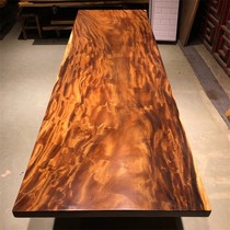 Size:300*92*6 Computer desk desk Tea table Bar boss table High-grade log dining table Quality assurance