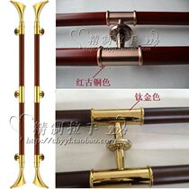 Hotel glass door handle European door handle wooden door handle wooden door handle 1 8 meters large handle modern solid wood handle