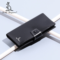 LUCKY KANGAROO WALLET MENs LONG LEATHER CLUTCH COWHIDE youth buckle WALLET MENs WALLET