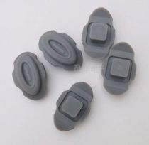 New U-666B wireless microphone oval rubber button round switch cap silicone switch microphone button