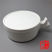 Japan imported Wu Bamboo inkstone Ink pond Yunyue inkstone Narcissus white calligraphy painting dual-use pen washing pen device