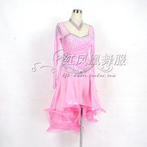 Red Phoenix Custom New Adult Children Latin Dance Dress Competition Dress Out of Latin Performance Conserve LT09