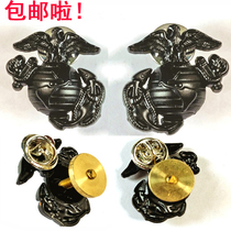 United States Military fan Marine Corps regular uniform Collar Flower collar badge Collar badge Metal badge Badge Badge badge Rank
