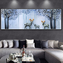 5D Diamond painting full diamond sticker cross stitch living room European simple modern diamond embroidery large restaurant masonry painting deer