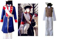 cosplay anime APH black Tala Prussia Prussia Puye Seven Years War uniform cos service free mail customization