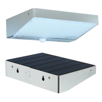 Bright solar human body sensor light Aluminum alloy three-in-one outdoor garden light 48LED waterproof outdoor lighting