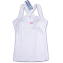 With chest pad Back Slim-fit quick-drying wear-free bra cup one-piece suspender sports underwear Yoga suit womens summer