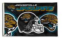 NFL Jacksonville Jaguars Jacksonville Jaguars helmet version flag