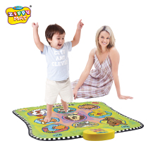 ZIPPYMAT Childrens game blanket Infant early education PUZZLE Parent-child games Music mat Animal dance blanket toy