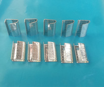 1608 Plastic steel buckle packing buckle PET belt special packing buckle Galvanized buckle manual iron 