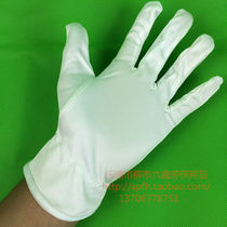 Ultra Fine Fiber No Dusty Cloth Gloves Etiquette Band Command Performance Homework Flag-raising White Cloth Driving Golf
