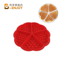 Heart-shaped silicone waffles cake Muffin Cake Waffle Waffle Waffle Oven Baking Mold