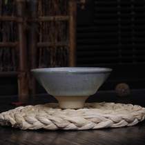 Dehua kiln variable current glaze shallow orchid Dagao Cup individual cup kung fu ceramic tea set Cup mun tea cup Master Cup