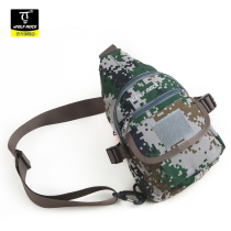 Mens casual chest bag crossbody bag Shoulder bag Multi-function camouflage bag cycling bag