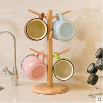 Solid wood cup holder Korea tree-shaped cup holder cup holder tea cup kitchen rack storage creative water cup rack rack