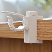 Round pole fixing clip Table card tile paste drying rack Crossbar hanging card hook Multi-purpose multi-function