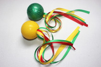 Soft ball Ribbon Ball soft ball performance color band ball ball Ribbon Ball Ribbon Ball free plastic ball