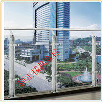 Stair handrail Stainless steel column Glass railing guardrail Balcony column Stair handrail column