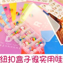 Full RMB10  10 g kit makeup case button box Jewelry Containing Box Ornament Box