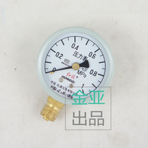 Red flag brand pressure gauge radial Y60 0-1 6 full specification water pressure gauge Oil pressure gauge barometer