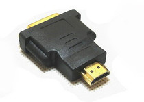 Mall monopoly gold-plated Port DVI to HDMI adapter DVI female 24 1 pin to HDMI male
