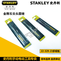 Stanley 3x140 4x160 5x180mm diamond tip round file 22-329-23 332 335