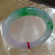 Myanmar old pit natural ice spring color jade bracelet childrens special price water and delicate jade bracelet with certificate