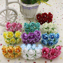918 with diamond rose silk flower fake candy box decorative flower DIY corsage 2 2 yuan 6