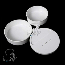 Pull bait plate Fishing chair fishing box accessories Bait plate Bait box Strong magnetic pull bait plate Three-in-one pull bait plate white