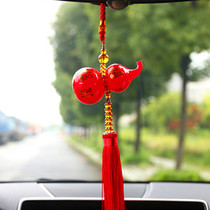 Car pendant car pendant car pendant pendant Chinese red gourd ornaments crystal glaze protection safety charm